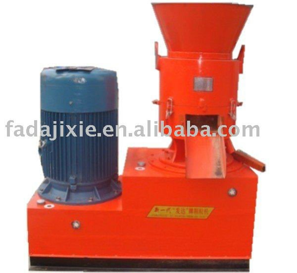 CE approved flat-die SKJ550 wood/feed pelletizer machine