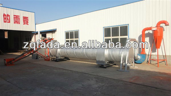CE Approved high yield sawdust rotary drum dryer