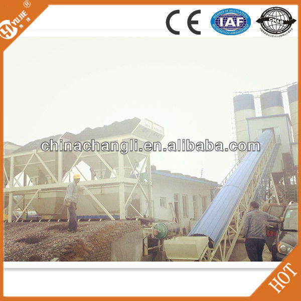 CE certificate Automatic HZS Series belt Conveyor Type 90m3/h stationary concrete batch plant on sale