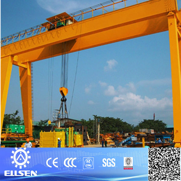 CE certificate double beam hook gantry crane