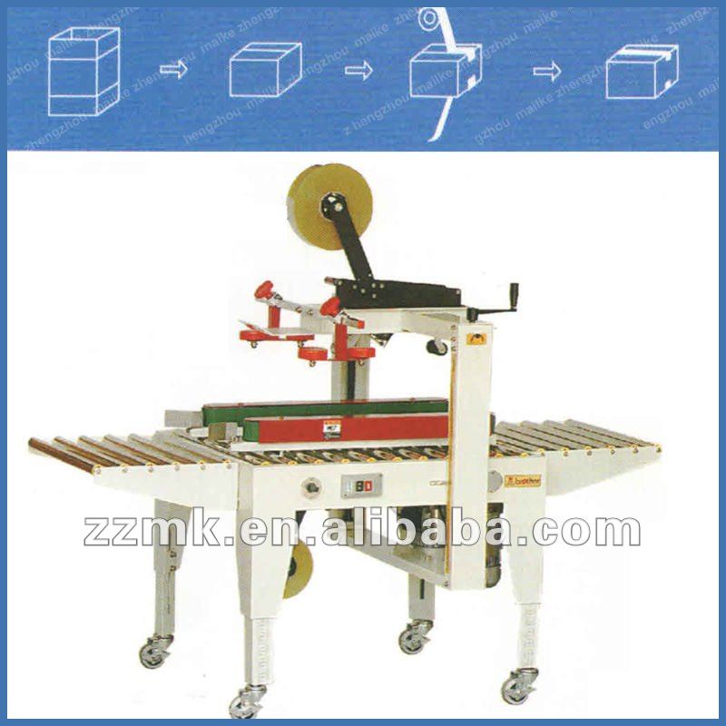 CE certificated FXJ-5050 semi automatic carton gluing machine