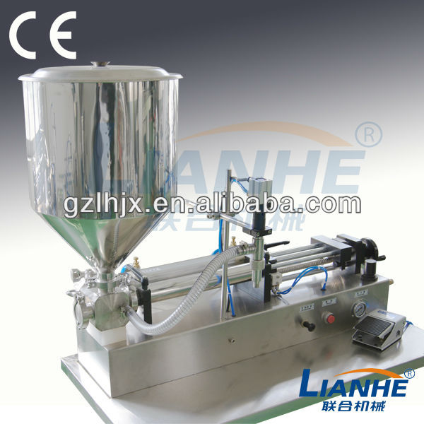 CE certification LH- cosmetic cream filling machine (ISO9001:2001)