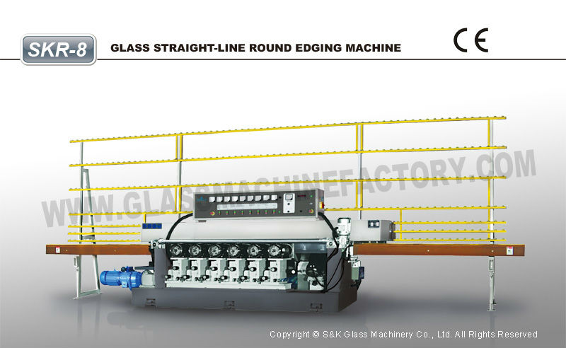 CE European Quality Glass Round Edging and Polishing Machine