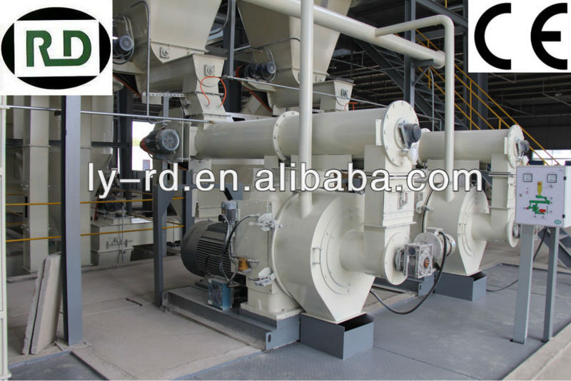 CE/GOST/SGS 3-4t/h complete biomass wood sawdust pellet production line