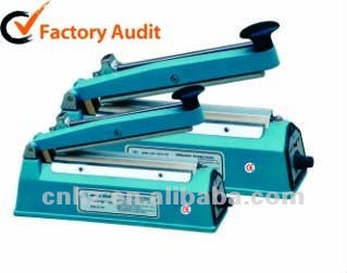 CE hand impulse sealer with cutter