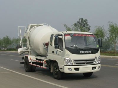 Cement mixer truck,1500~2000L drum tank, 4x2 driven system,used trucks foton
