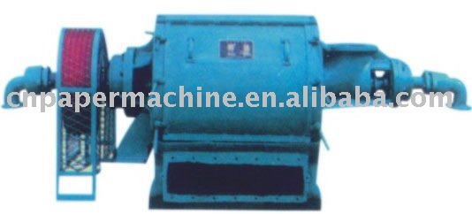 Centrifugal screen machine for pulping