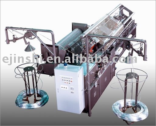 Chain link fence machine machinery