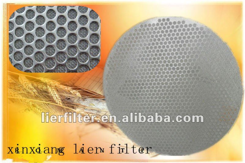 chemical sintered stainless steel filter disc
