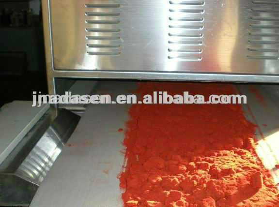 Chilli powder microwave drying sterilization equipment