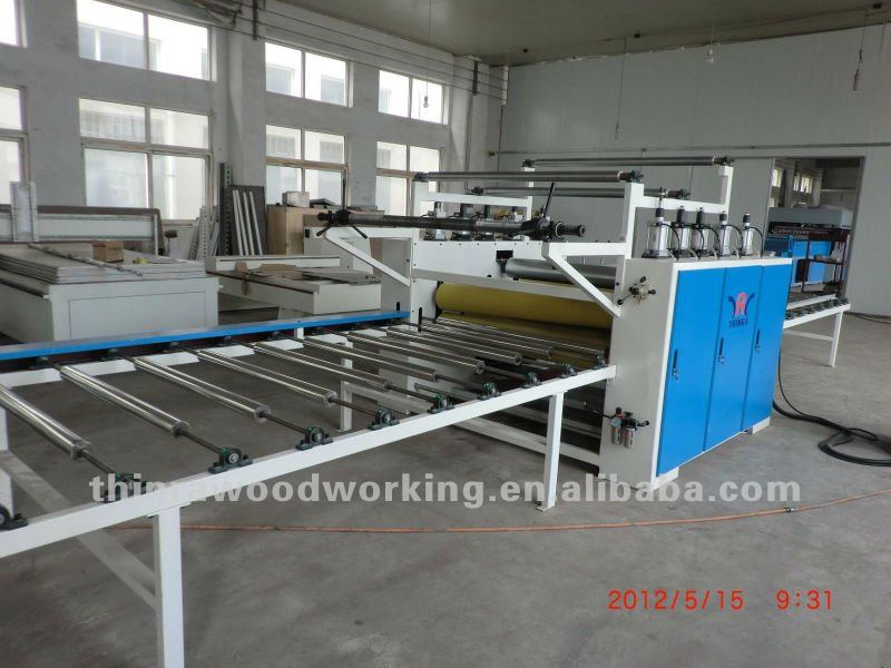 china best pvc film and paper sticking machine