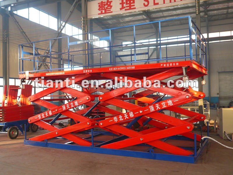 China CE certificate fixed scissor lift