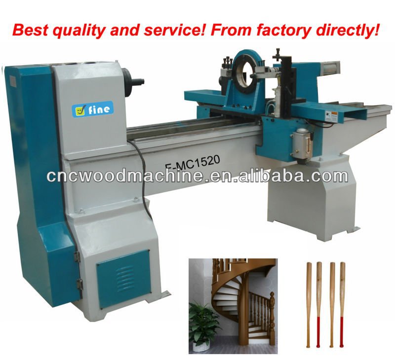 china cnc wood turning lathe from factory directly