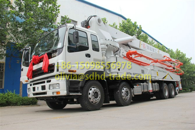 China Concrete Pump Truck 24m,37m,39m,42m,45m,48m,52m ISO9001&BV Approved