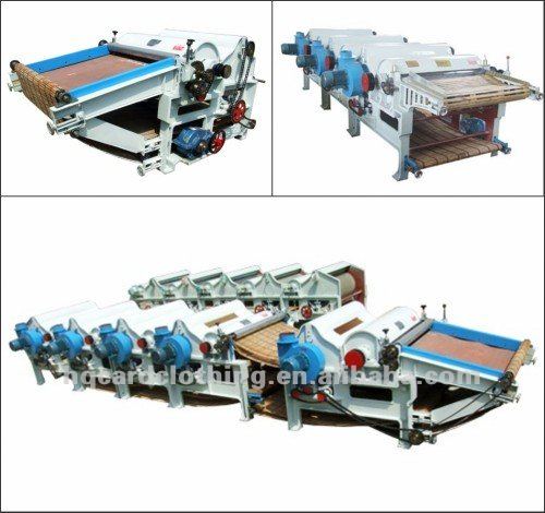 China fabric cotton waste recycling machine