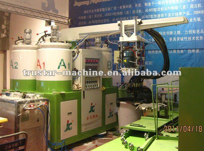 China JG-801 PU shoe making machine