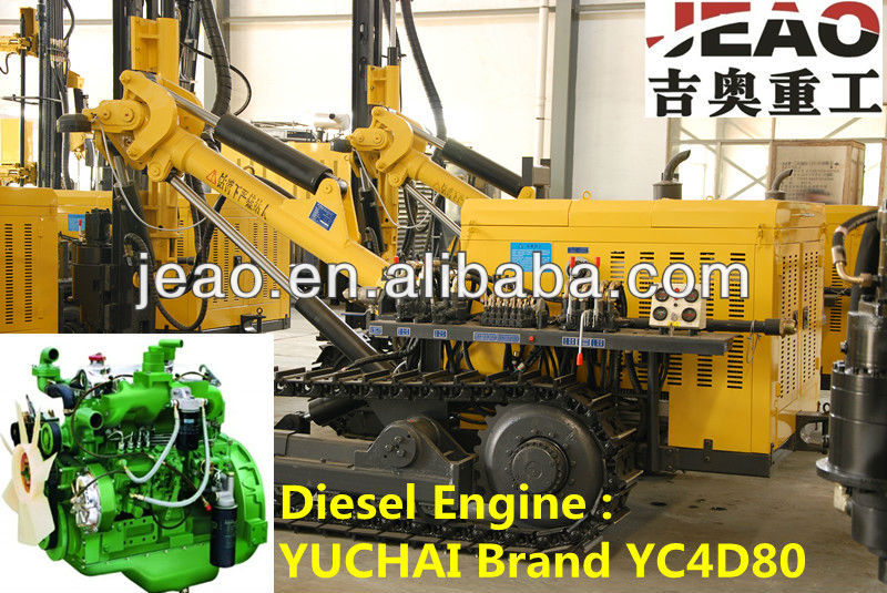 China Reliable Excellent KY140 Pneumactic Mining Blast Rock Drilling Rig Machine