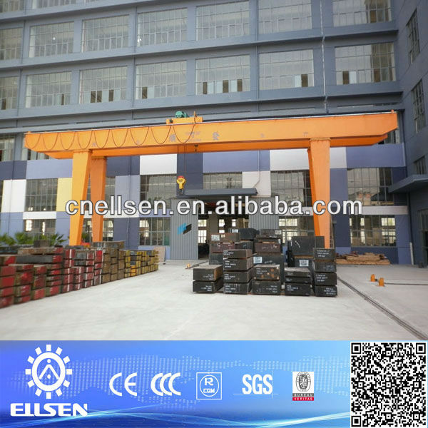 China supplier motor double girder yard gantry crane