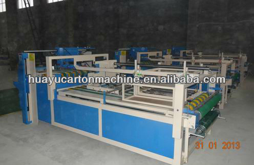 China supplier of ZXJ series corrugated carton folding gluing machine