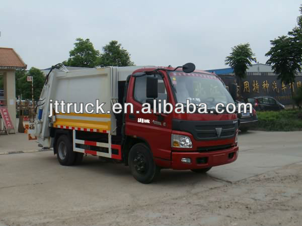 china truck,factory sale,Foton 4*2 best price garbage truck