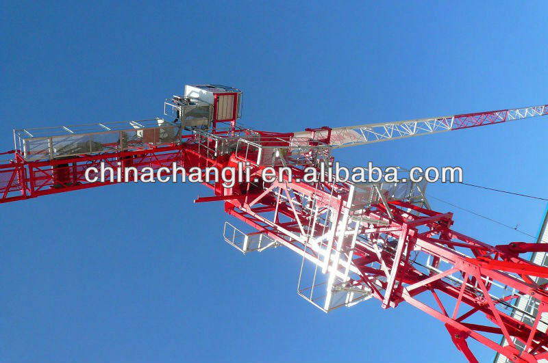 China used floating tower crane QTZ50(4810) for sale,Changli manufacturer