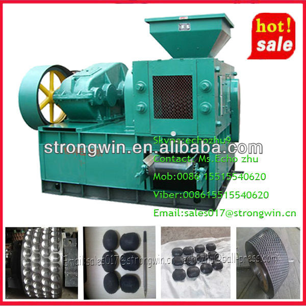 China widely used small coal charcoal briquette ball making machine coal powder ball briquettes machine