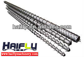 chrome-plated screw and barrel
