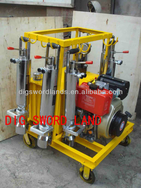 Cilindros Motor Driven Hydraulic Splitter, Stone Splitters