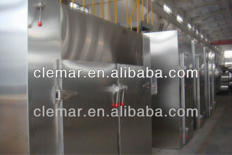 Circulating tray dryer