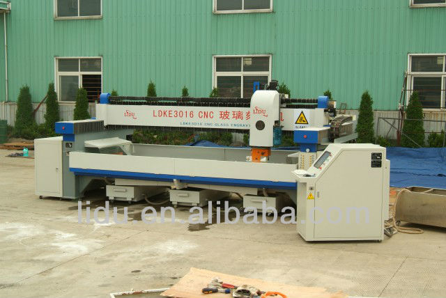 CNC Engraving Machine for amberina glass