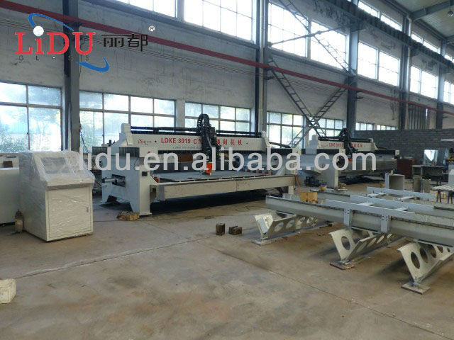 CNC Glass gravure verre for decorative glass