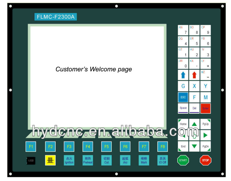 CNC plasma cutting control system2300A