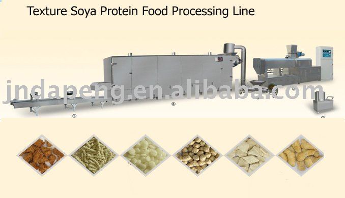 Co-Extruded Soya chunks machines