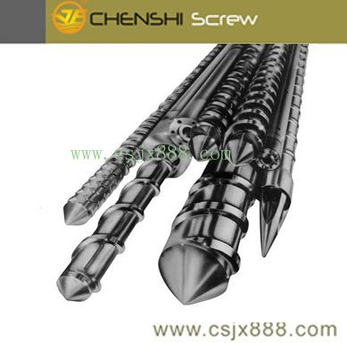 Cobalt-base alloy single plastic extruder screw barrel