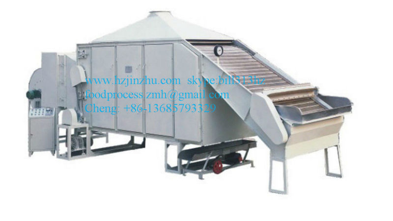 cocoa bean drying machine of reverse truning bed type