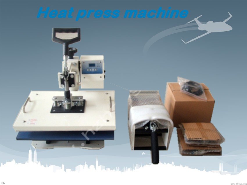 Combo heat transfer press machine