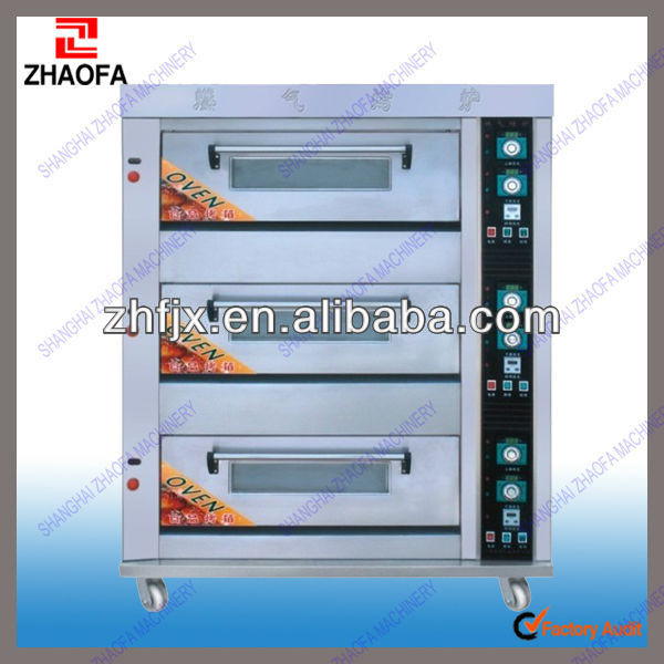 Commercial baking bread in oven YKL-36 (3 decks 6 trays)