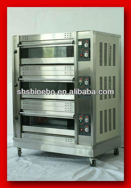 Commercial Bread Electic 3 Deck Oven