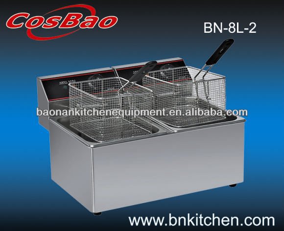 Commercial electric fryer/Double tank chips fryer/Kitchen fryer