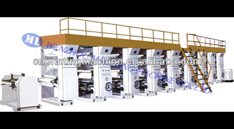 Computer Combination Multi-color Gravure Printing Machine