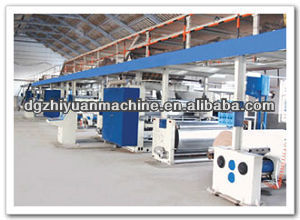 computerized 3 ply high speed corrugated cardboard production line