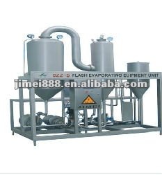 concise and efficient flash evaporating equipment unit