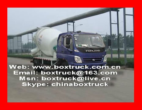 Concrete mixer truck, truck mounted concrete mixer, concrete transport mixer truck, truck with concrete mixer