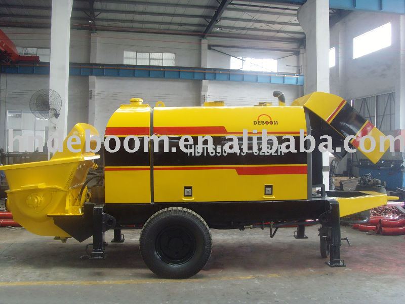 concrete pump with diesel engine