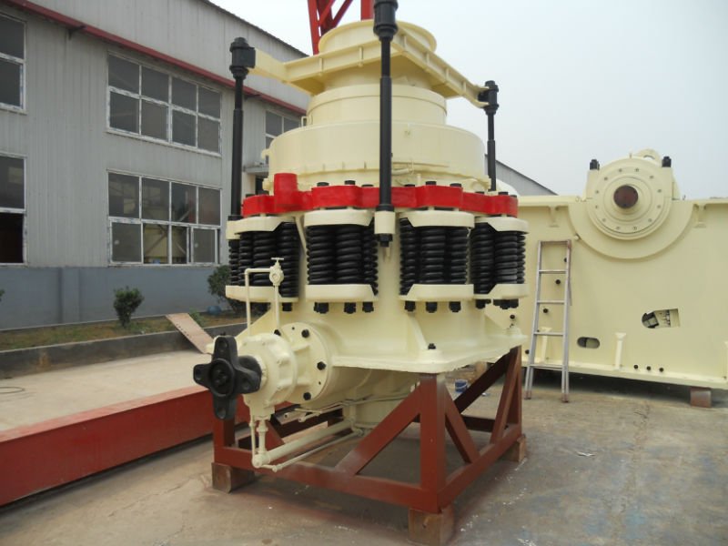 Cone ore crushing machine in building industry