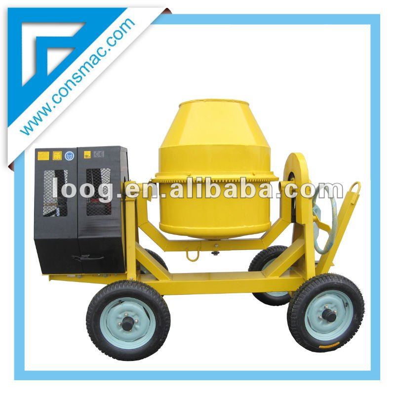 CONSMAC 260L 350L 400L 500L Electric Gasoline Diesel Portable Cement Concrete Mixer