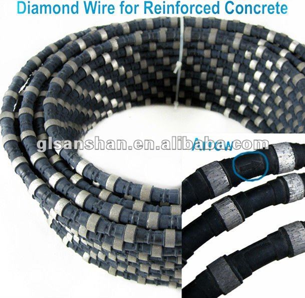 Construction Cutting Reinforced Concrete Diamond wire
