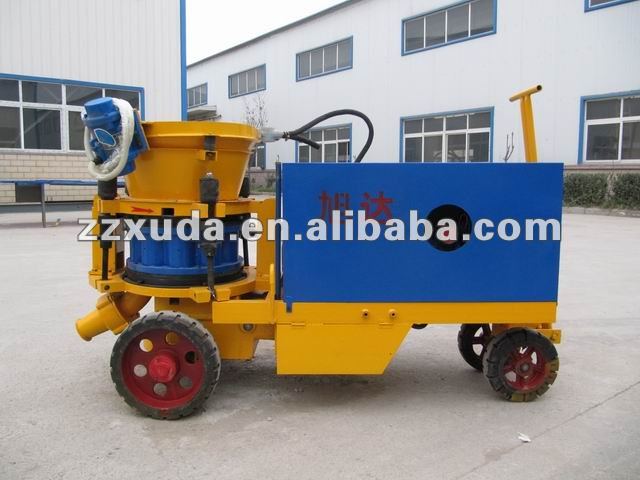 Construction machinery for concrete spraying
