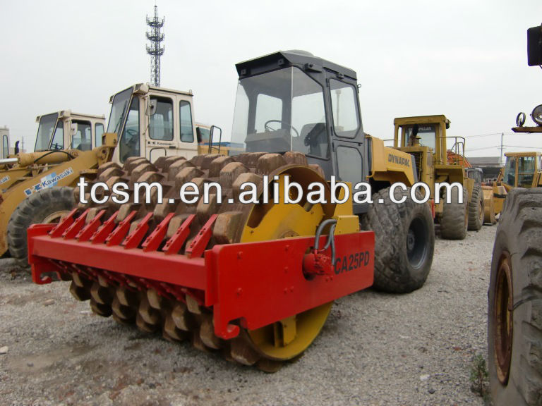 construction used road roller Dynapac CA25PD