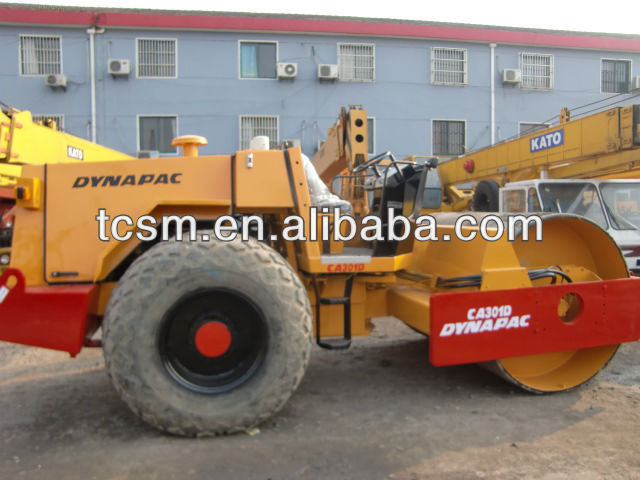 construction used road roller Dynapac CA301D on sale